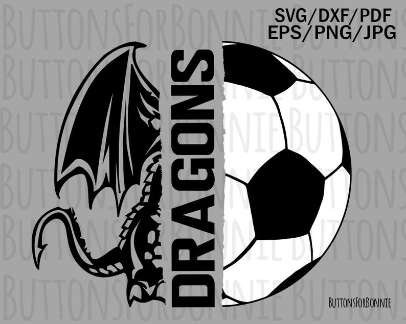 Dragons soccer svg soccer svg soccer mom svg cut file Etsy