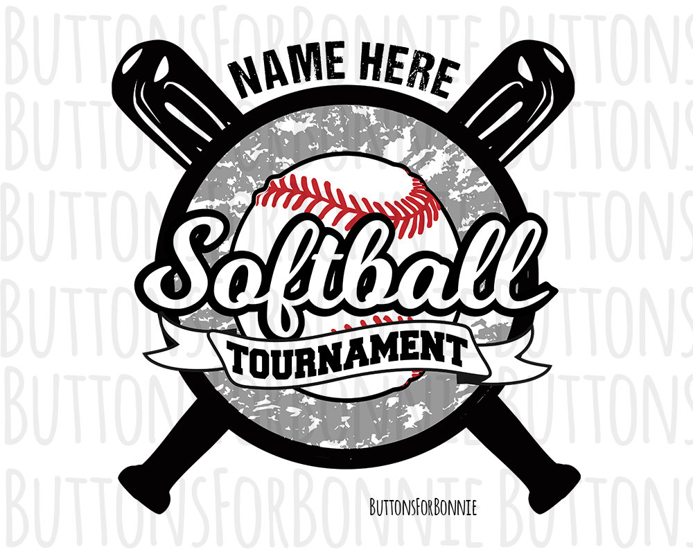 Softball Svg Softball Tournament Tournament Svg Editable Etsy