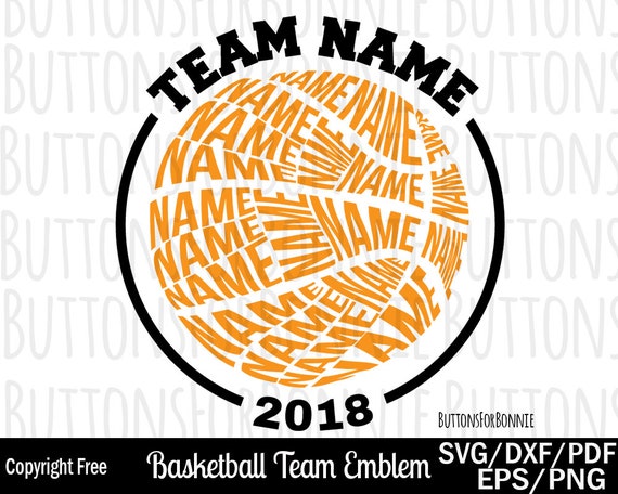 Download Basketball Svg Basketball Team Svg Back Of Shirt Svg Team Etsy