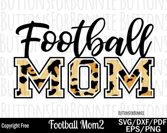 Download Football Mom Svg Football Mom Shirt Design Cutting File Etsy