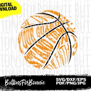 baloncesto svg, baloncesto bíblico, religioso, cristiano, escritura, archivo de corte digital, planchado, cricut, camiseta de baloncesto, diseño de camiseta svg