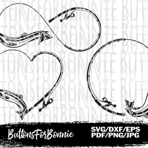 Fishing Svg, Love Fishing Heart Dxf Png Fishing Line Fish Clipart Printable  Cut File Cricut Cameo Silhouette Sublimation Digital Download -  Finland
