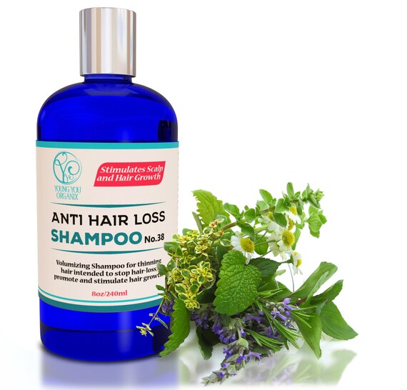 Hair Loss Shampoo W Organic Essential Oils For Hair Regrowth Etsy