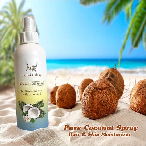 Coconut Oil Spray Best Day And Night Natural Moisturizer Best Etsy