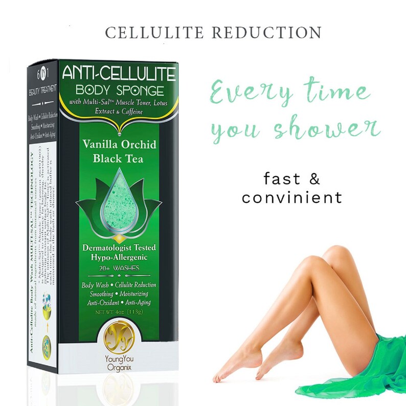 Loofah Body Scrubber Cellulite removal Dry Skin Exfoliating Etsy