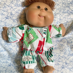 Cartas a Papá Noel teje durmiente para Cabbage Patch u otra muñeca de 9 pulgadas