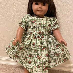 Cute Holly Dress for American Girl or Other 18 inch Doll
