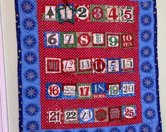 Quilted Countdown to Christmas Wall Hanging