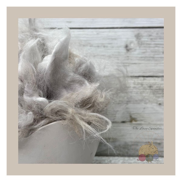 Prime Angora Fiber, Chocolate Agouti Angora Wool *Sold by the 1/2 ounce*