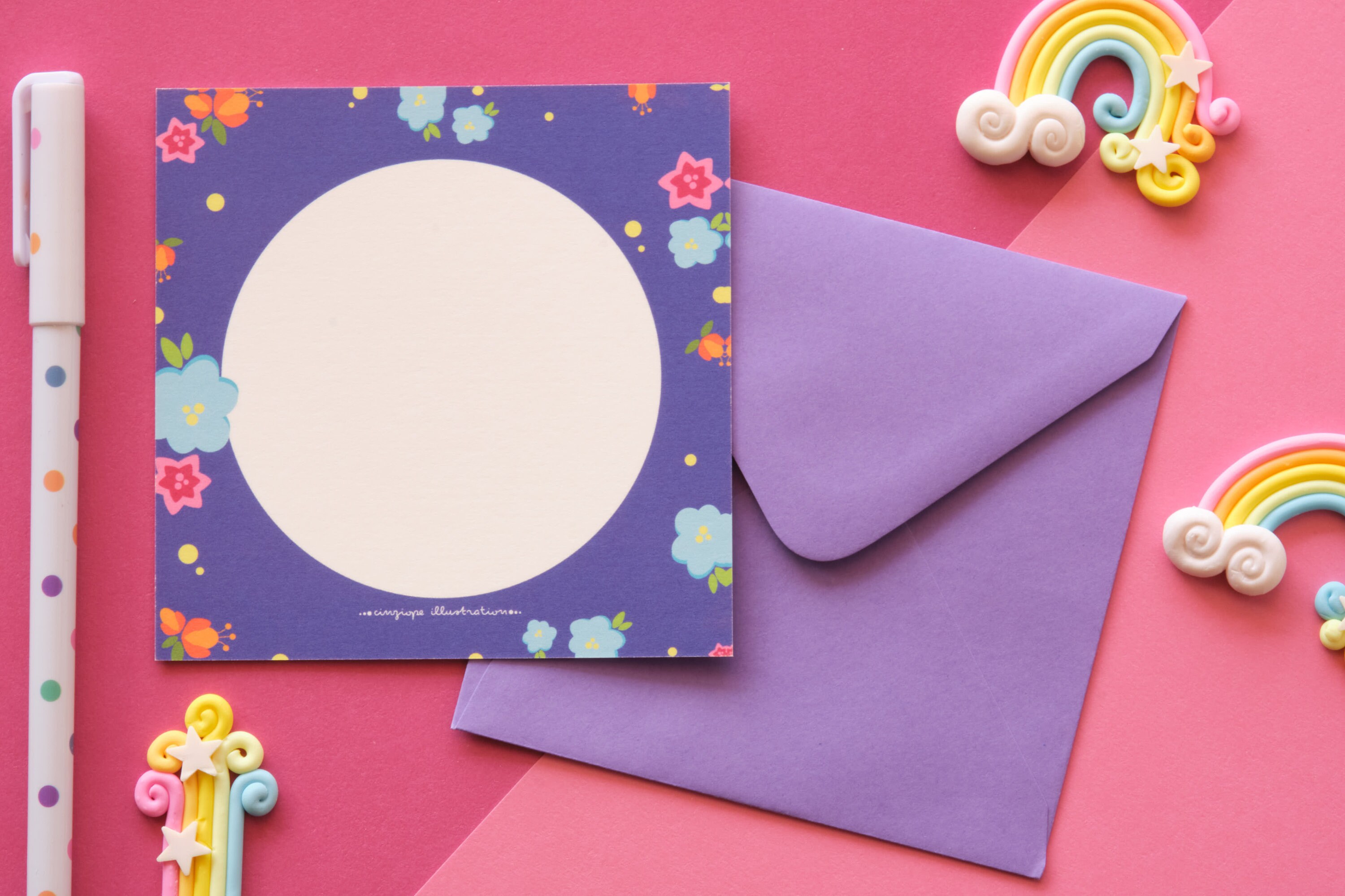 birthday girl illustrated card etsy