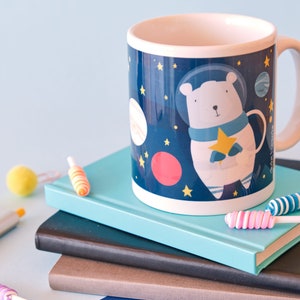 Tazze mug ceramica con illustrazioni universo