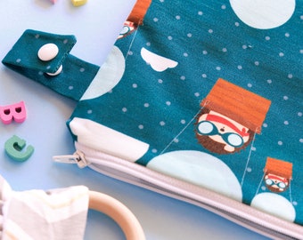 Cute diaper bag for newborn kids with original illustration