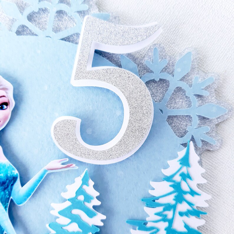 Frozen Cake Topper Frozen Party Decorations Elsa Party Etsy Australia