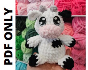 Benny the cow crochet pattern