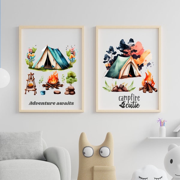 Camping Nursery Etsy