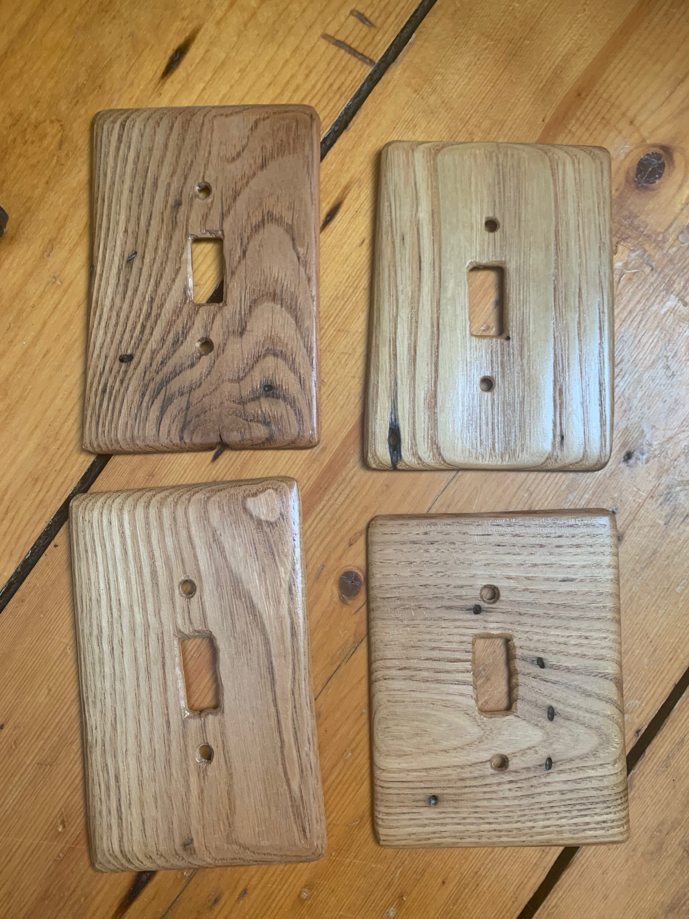 American Chestnut Wood Light Switch Cover Home Decor DIY Etsy