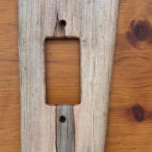 Ambrosia Ahorn GFI Schalterabdeckung. Handgefertigte Schalterleiste perfekt für den Innenausbau und DYI-schön gestockt