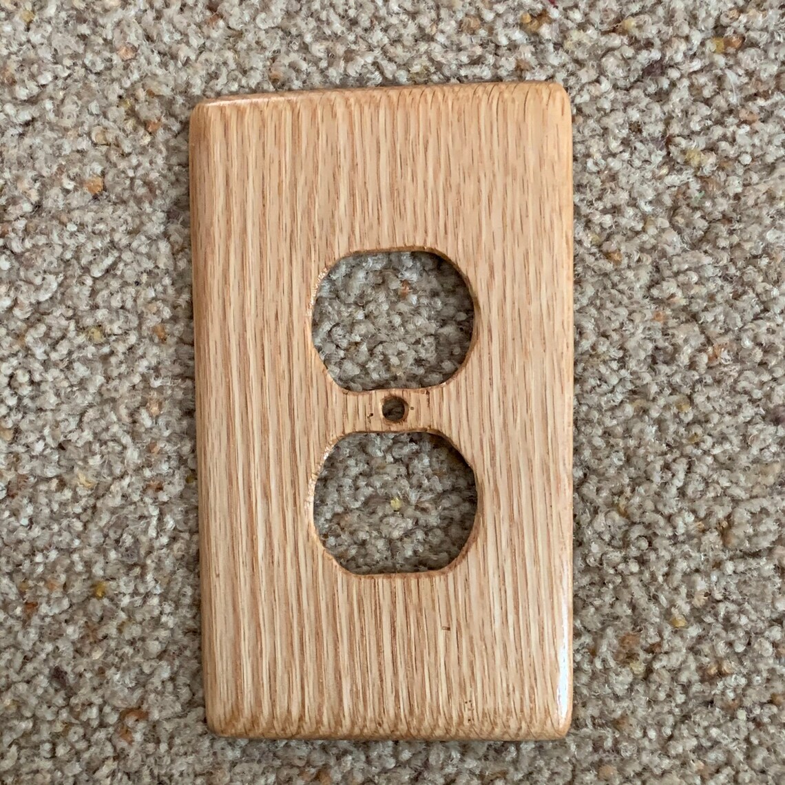 Vermont Oak Wood Outlet Cover home decor DIY accents for Etsy
