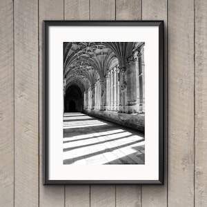 Salamanca Convent, Spain, Black and White Photograph, Fine Art Photography by SarahFrippMorris, Unframed