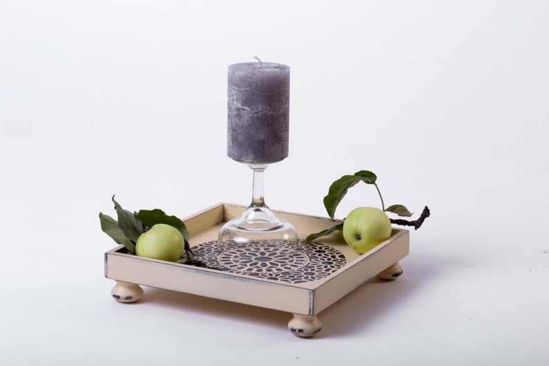 Moroccan|style Wooden|tray Decor|tray Table|decor Farmhouse|decor Women|gift Girlfriend|gift Gift|for|sister Gift|for|her Romantic|gift