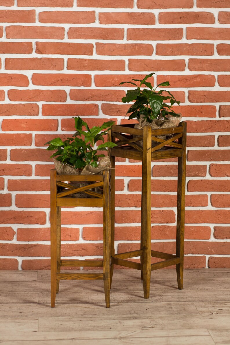 Flower planter Basket stand Upcycled decor Plant holder Indoor planter Housewarming gift Plant