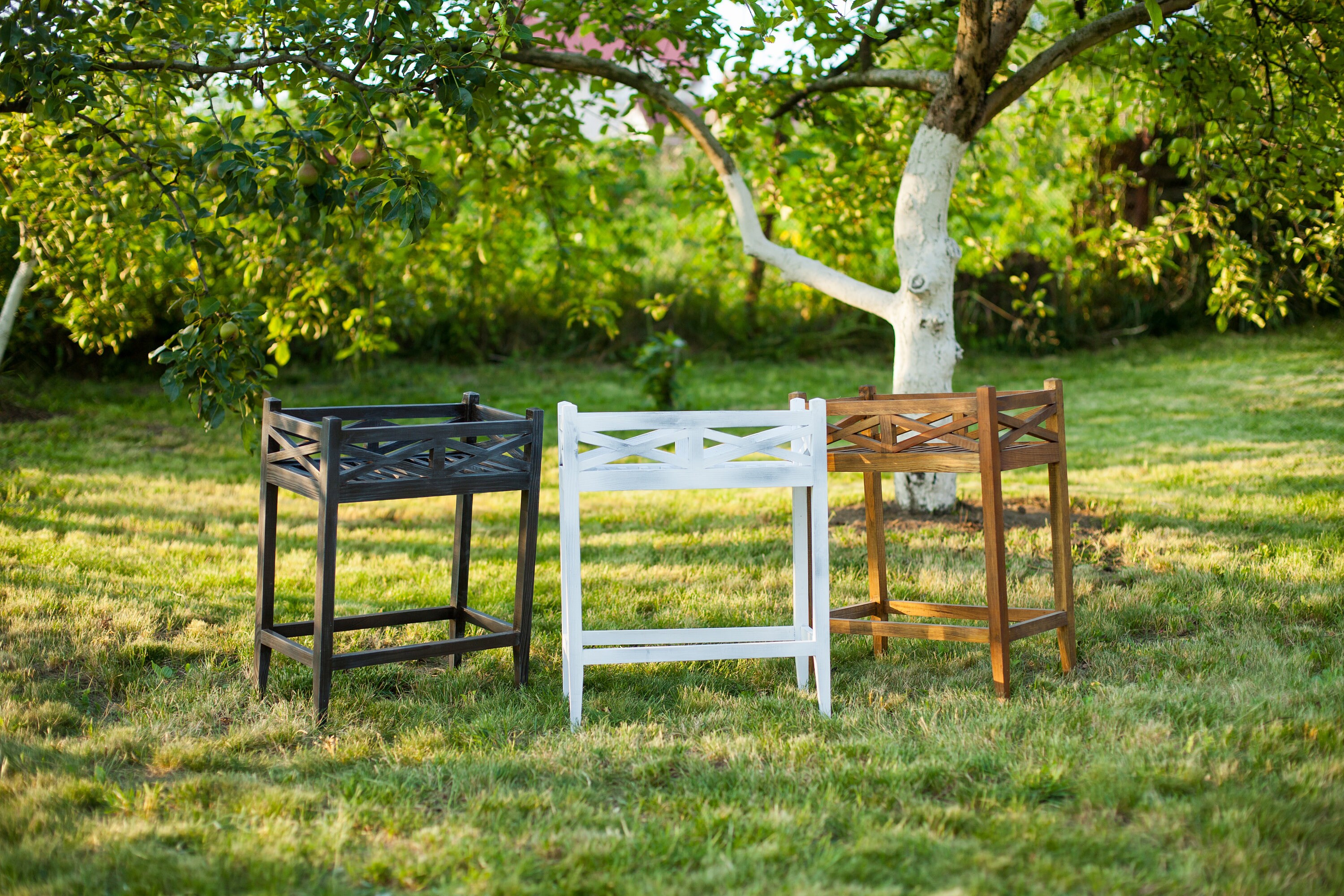 Flower Box Stand for Pot Wedding decor Outdoor decor Plant Etsy