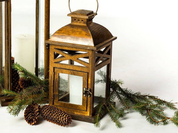 On Tables Wedding Decoration Wooden Items Outdoor Lighting Etsy