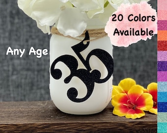 35th Birthday Decorations | Number 35 | Birthday Table Decor | Age 35 Cutout | Mason Jar Tags | Centerpiece for Birthday and Anniversary