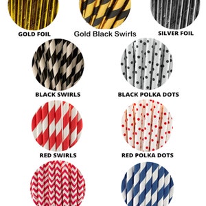Class of 2026 Graduation Party Straws (SET OF 12) Grad Party Favors Table Decorations Graduation Straw Toppers Graduation Decorations 2026 image 5