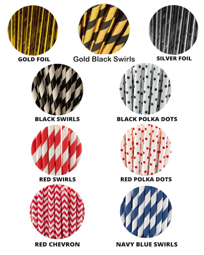Class of 2026 Graduation Party Straws (SET OF 12) Grad Party Favors Table Decorations Graduation Straw Toppers Graduation Decorations 2026 image 5