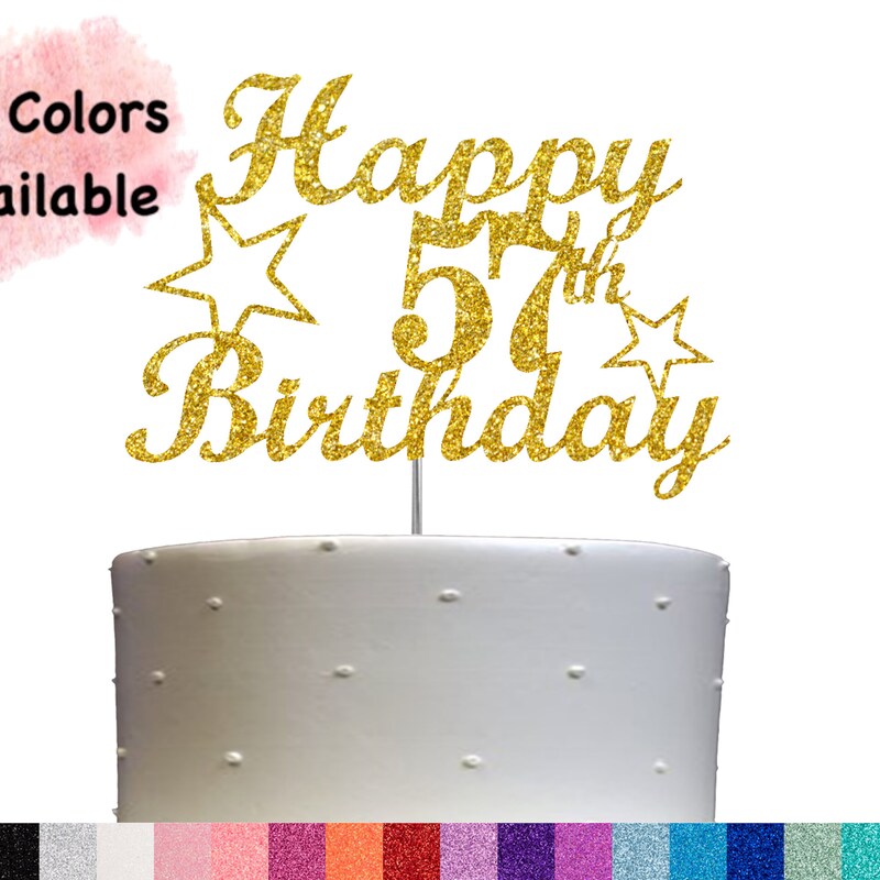57th Birthday Cake for Women - Etsy