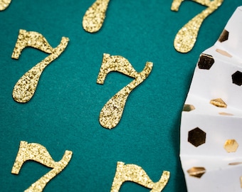 7th Birthday Confetti   Party Favors 7th Anniversary Decorations Party Decorations Number 7 Number Cutout   ( 20 Colors Available )