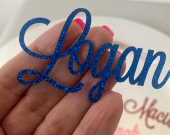 Personalized Name Confetti (SET OF 20)  Any Name  (20 Colors Available )
