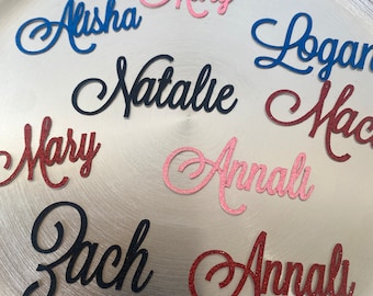 Personalized Name Confetti (SET OF 20)  Any Name  (20 Colors Available ) Custom Name Confetti