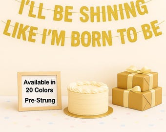 I’ll Be Shining Like I’m Born to Be Banner | Huntrix Party Decor | K Pop Demon Hunters Banner | K Pop Party Decorations | K Pop Idol Theme