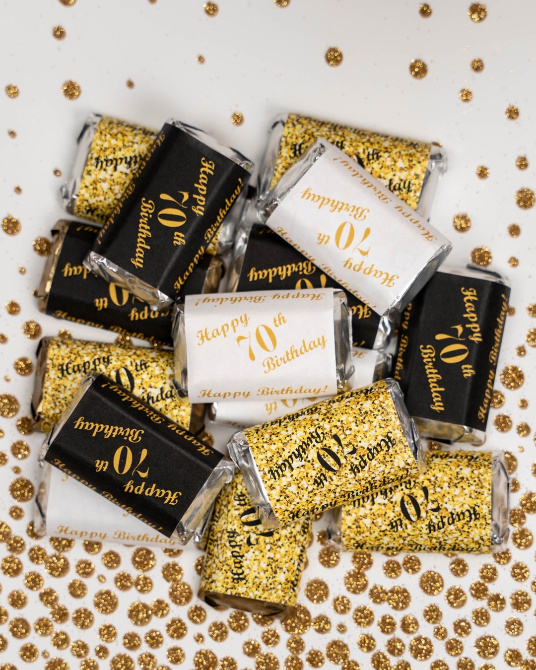 Any Age 70th Birthday Party Favors Decorations Favors Miniatures Candy