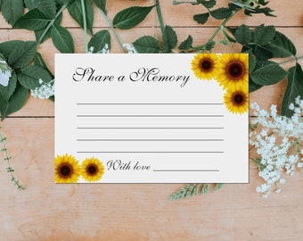 Sunflower Share a Memory (SET OF 50)