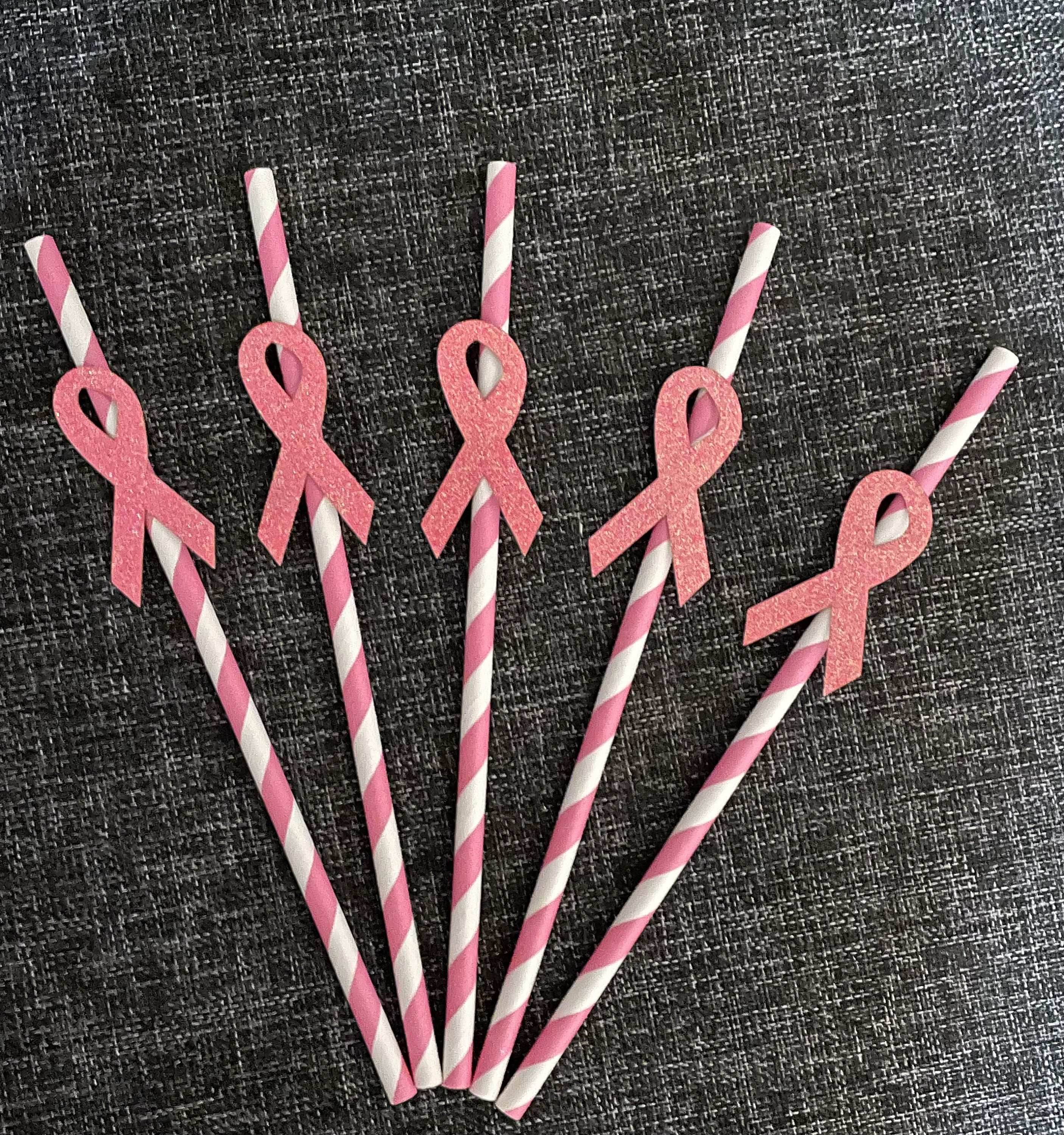 Breast Cancer Awareness Pink Straws – Hummingbird Glass Straws