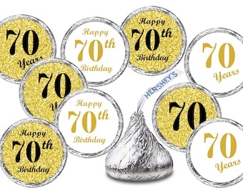 70th Birthday Decorations Adult 70th Birthday Gold Black Theme