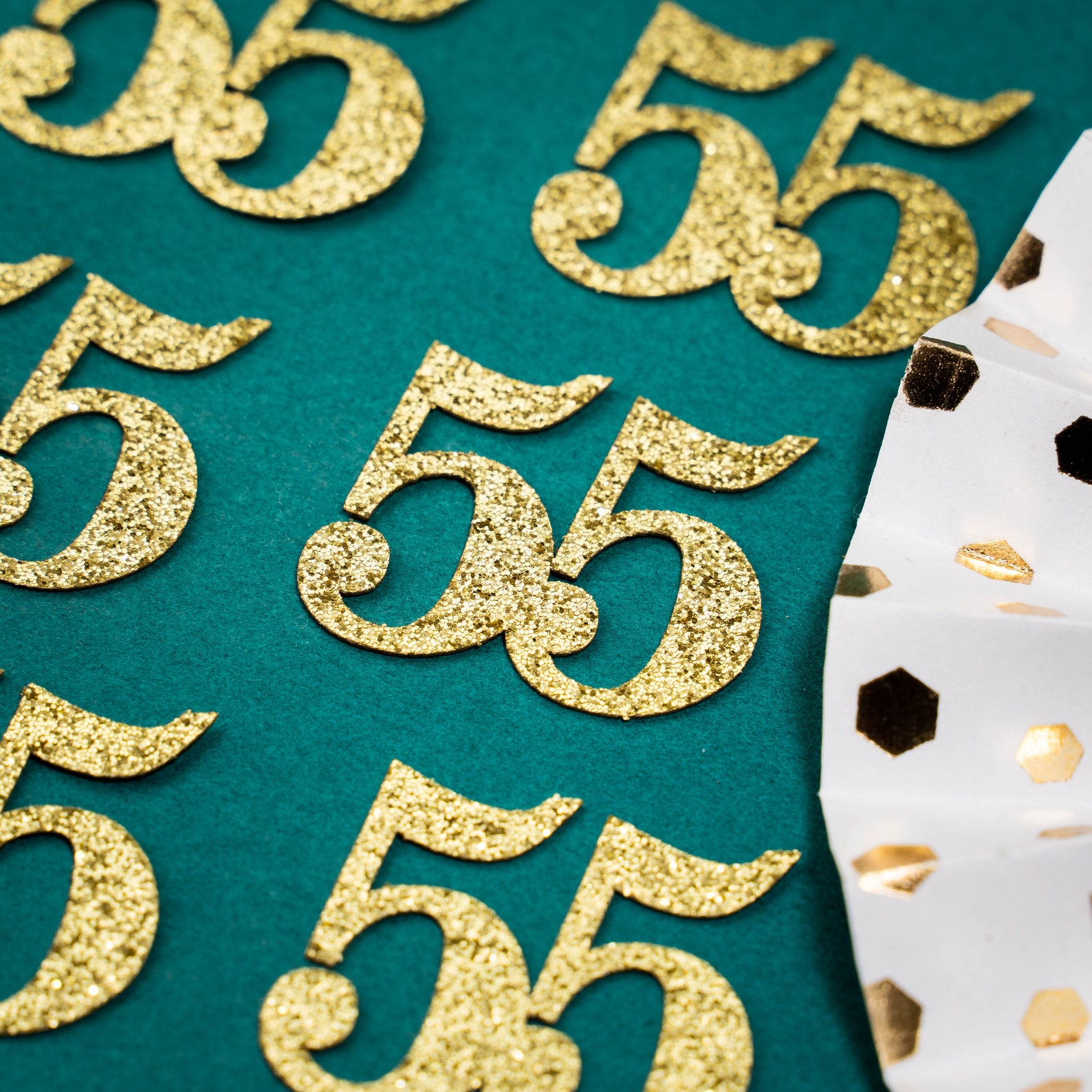 55th Birthday Confetti Party Favors 55th Anniversary Decorations Party ...
