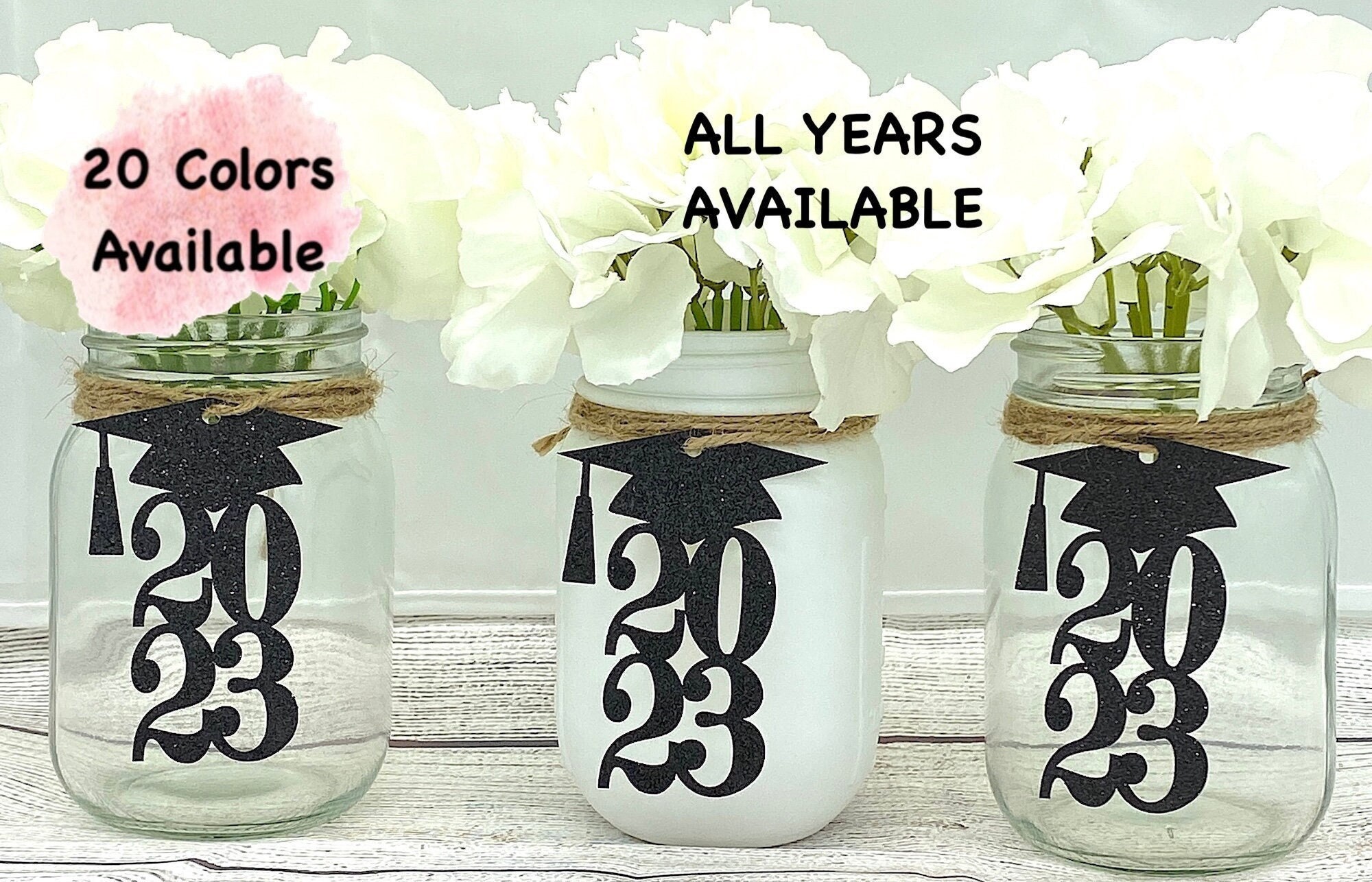 Graduation Class of 2022 Gift Engraved Mason Jar Glasses Personalized –  Stocking Factory