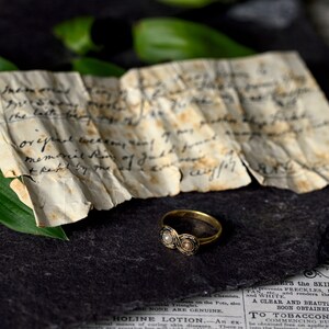 Unique Antique English 22K Gold Band Ring w/High Political Provenance 1767 image 3