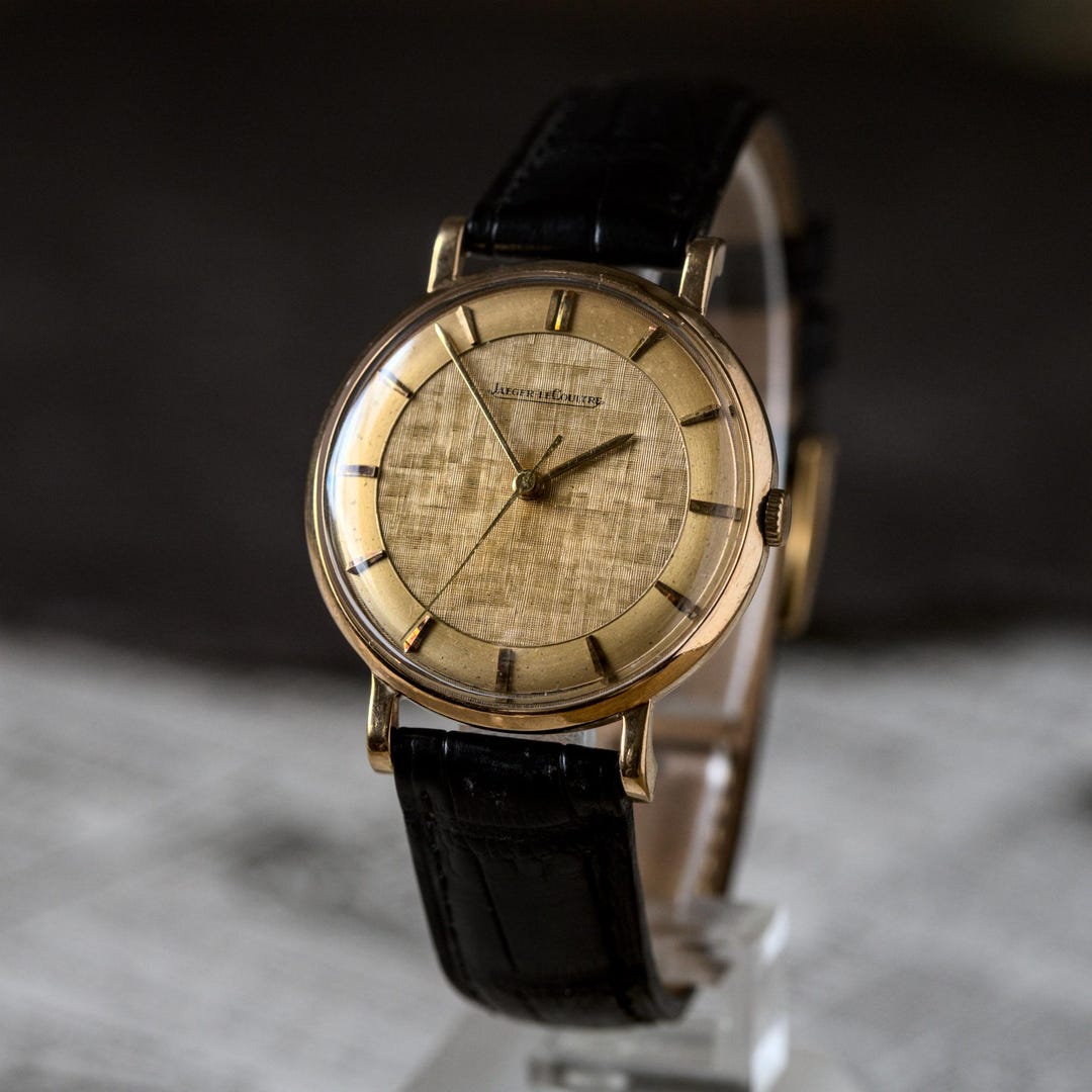 素晴らしいヴィンテージ 1958年製 スイス製 ゴールド ジャガー