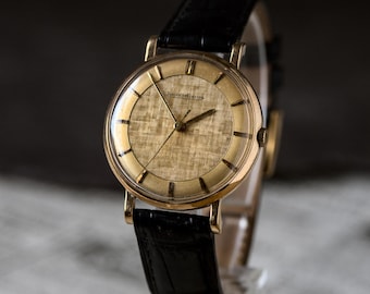 素晴らしいヴィンテージ 1958年製 スイス製 ゴールド ジャガー