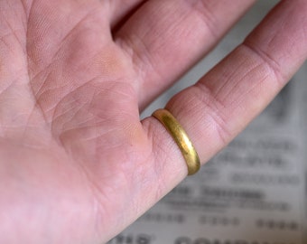 希少なアンティーク英国製 22K ゴールド ポジー リング 結婚指輪「善意