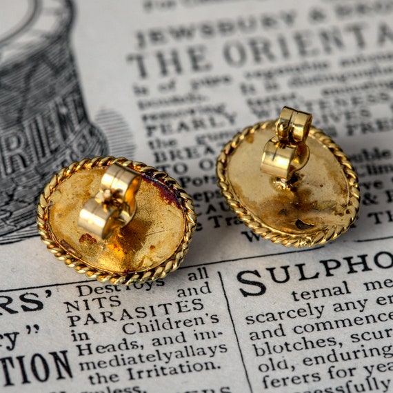 【高知インター店】 英国 ビクトリア朝 アンティーク 18K ガーネット ゴールド 工芸品