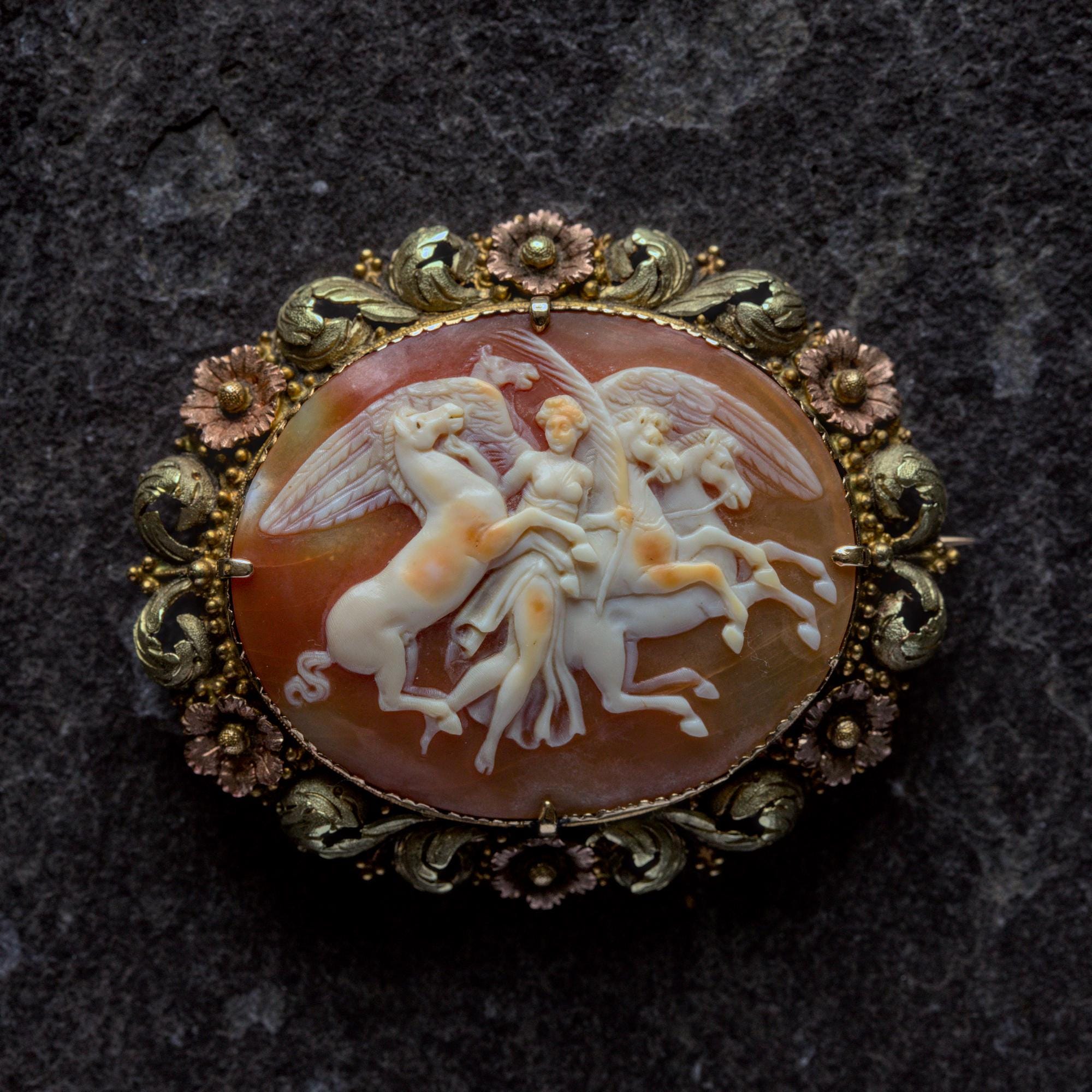 Hand Carved Cameo Italy - Etsy
