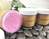 Huckleberry Lemon Lip Scrub, Lip Polish, Flavored Lip Scrub