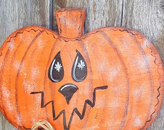 Pumpkin Yard Sign "Jack-O-Lantern"