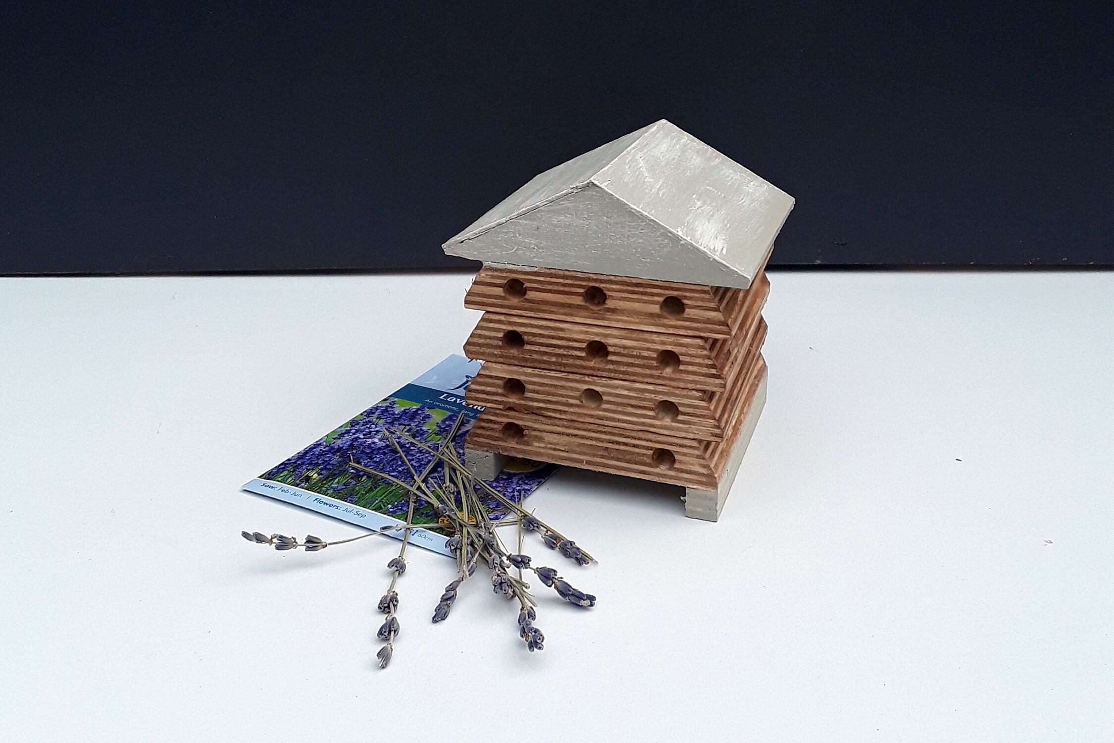 Outdoor Bee House and Planting Gardening Gift | Etsy